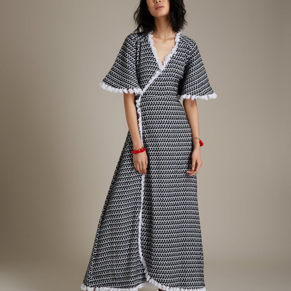 Dodo Bar Or Cristina cotton maxi wrap dress